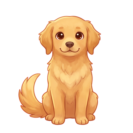 golden retriever as a young