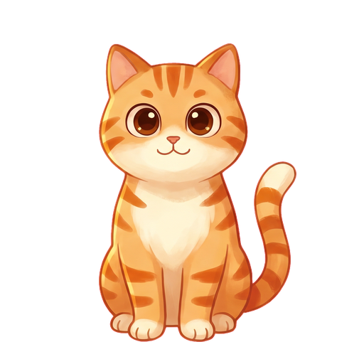 orange tabby as a young